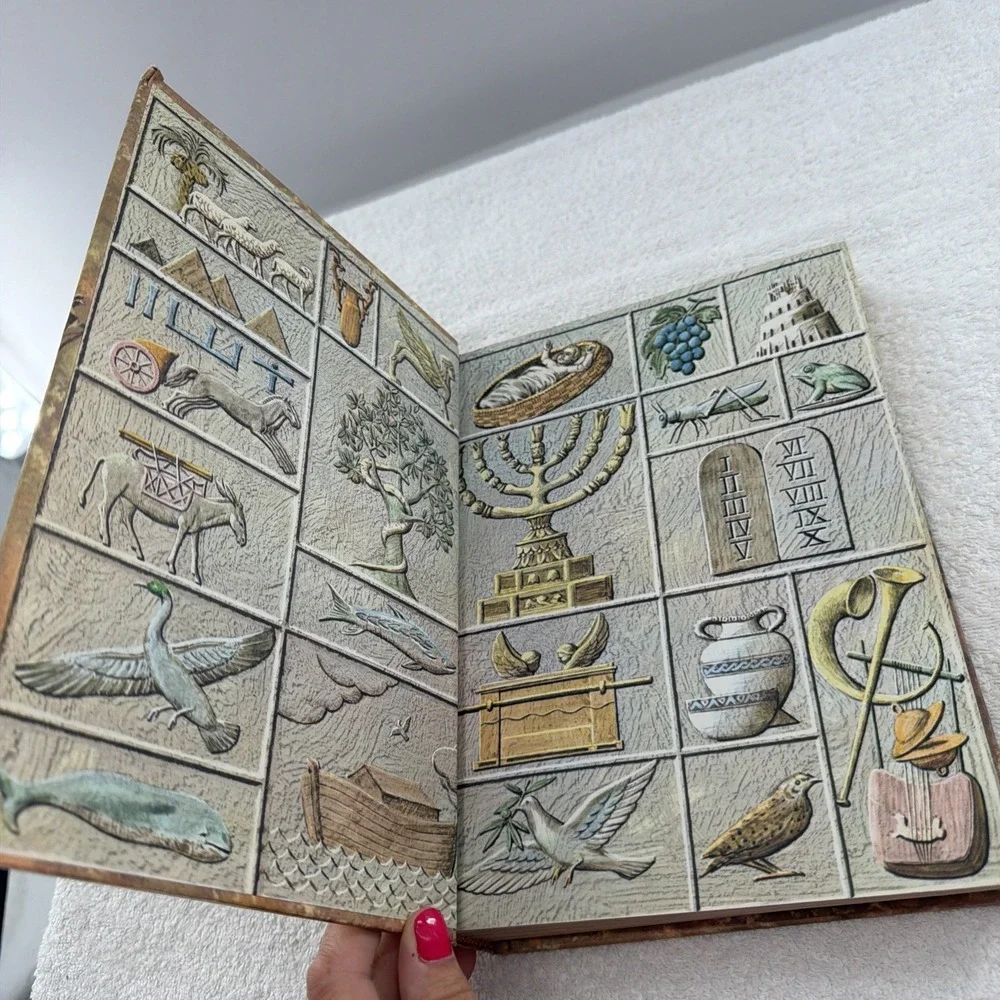 1965 The Children's Bible Golden Press Illustrated Stories Hardcover Vintage